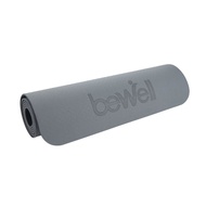Bewell เสื่อโยคะ premium หนา 6 mm. สีเทา