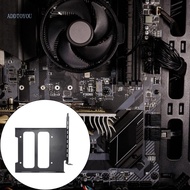 【3C】 Double Bay PCI Slot Drive Mounting Compatibles 2 5in 3 5in Hard Drive Enhances Stability