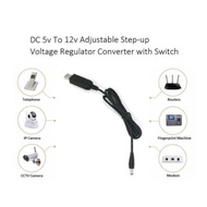 USB power DC 5V to 12V Huawei modem B310as-852 B310 B593s-22 B593 B310 B315 B593 B525 2.5mm