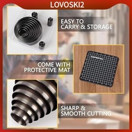 [LovoskiacMY] 9 Pieces Leather Circle Cutter Tool Set,Round Leather Cutting Dies,with Storage