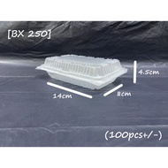 [BX 250] | Eco Plastic Lunch Box | 100pcs+/- |