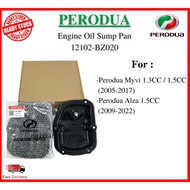 100% Perodua Myvi Se Se2 1.3/Myvi Icon/Myvi Lagi Best Alza Oil Sum Oil Pan Genuine Part Original 12102-BZ020/12151-97409