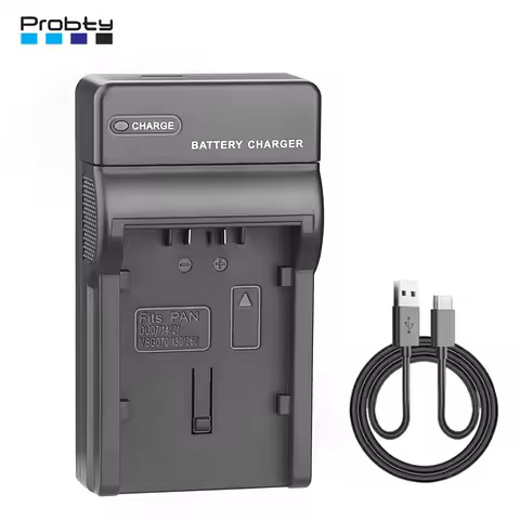 Battery Charger for Panasonic CGA-DU07 CGA-DU14 CGA-DU21 VW-VBG070/130/260 VW-VBG130 VW-VBG260 VW-VB