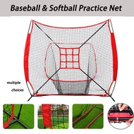 Baseball Practice Net Hitting & Pitching Softball Practice Net Portable Outdoor Baseball Training Se