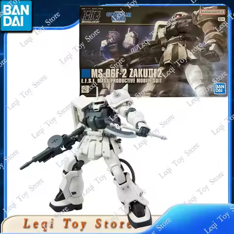 Bandai Original Genuine In Stock HG 107 1/144 GUNDAM MS-06F-2 ZAKU 2 F2 Anime Action Figures Toys Gi