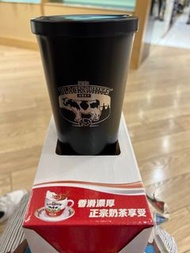 黑白淡奶冰感鋼杯（啞黑色）