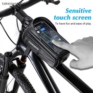 [takejoynew] Bicycle Bag Waterproof Touch Screen Cycling Bag Top Front Tube Frame MTB Road Bike Bag Phone Case Bike Accessories LYF