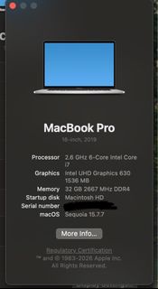 Apple MacBook Pro 16 吋 (2019)