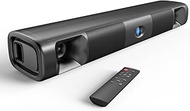 Saiyin 17 Inch Sound Bar for Smart TV, 60W Bluetooth 5.3, TV-ARC/Optical/AUX, Black, Modern Style, 2