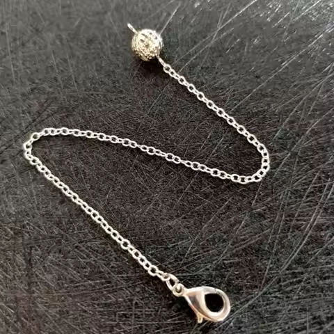 7 Chakra Bead Chakra Bead Chain Silver Color Gold Color Bead Pendulum Chain DIY Jewelry Findings 7 C