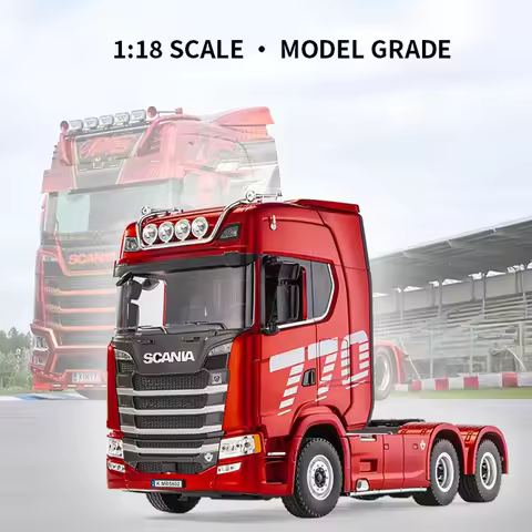 Huina 1501 1/18 Semi-Trailer Truck Trailer Alloy Material 19ch Full Scale Control High-Quality Simul