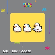 Pixel Duck Duck Goose Rubber Mouse Pad