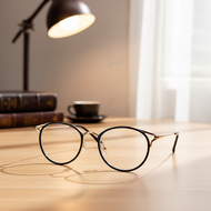 Trendy Korean Style Blue Light Blocking Glasses, Clear Frame, Suitable for Myopia -0.50 to -4.00, Mo