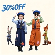 Zootopia Work Pants Shirt Vest For Kids Nick Wilde and Judy Hopps Cosplay Costume Halloween Costume