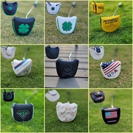 【Various Styles】Magnetic Closure Golf Putter Cover Mallet Putter Cover Golf Putter Head Cover Golf C