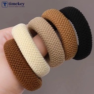 TME  5/10Pcs Mix Color Thickened High Elastic Scrunchies No Slip Soft Hair Ties Hair Band Daily Hair