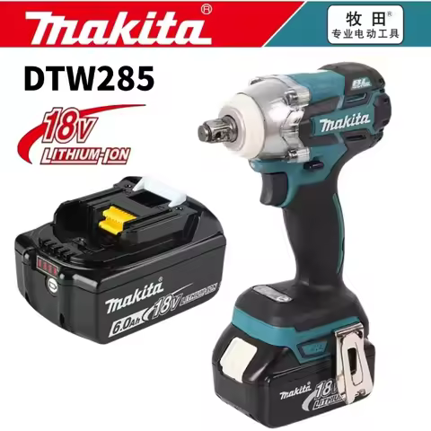 ⚡⚡Makita DTW285 18V LXT® Lithium-Ion Brushless Cordless 4-Speed 1/2" Sq. Drive Impact Wrench w/Deten