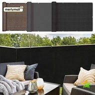 MERLYMALL Balcony Shade Cloth, Waterproof 3/5/6M Sun Shading Sails, Multi-functional Balcony Privacy