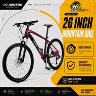 AENXRD Japan 21 Speed Adult Mountain Bike 24/26 Inch - Dual Disc Brakes & Lightweight Alloy Frame