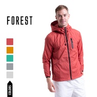 Forest Windbreaker Men Jacket Reflective Jogging Running Waterproof Jacket | Jaket Lelaki - 30361