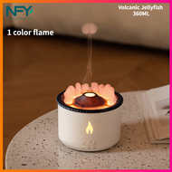 Volcanic Flame Aroma Diffuser Essential Oil 360Ml USB Portable Air Humidifier ในครัวเรือน Fog Essent