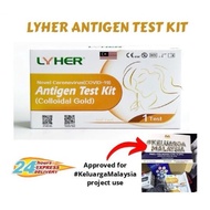 LYHER Covid Antigen Test Kit 2in1 (Nasal and Saliva) Colloidal Gold