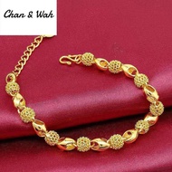 916 Gold Hand Chain Four Leaf Clover Bracelet Gold Hand Bracelet 916 Gold Hand Bracelet