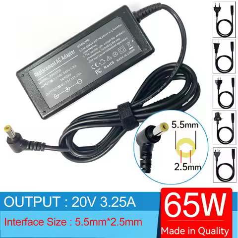 20V 3.25A 65W Laptop Ac Adapter Charger For Lenovo IdeaPad Z380 Z400 Z470 Z480 Z485 Z500 Z560 Z565 Z