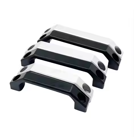 LS520 U-type aluminum alloy handle silver cabinet handle square furniture hardware stainless steel c