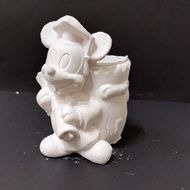 (Average Size) Plaster Statue Bowl Set With Color And Drawing Pen, Baby Toys