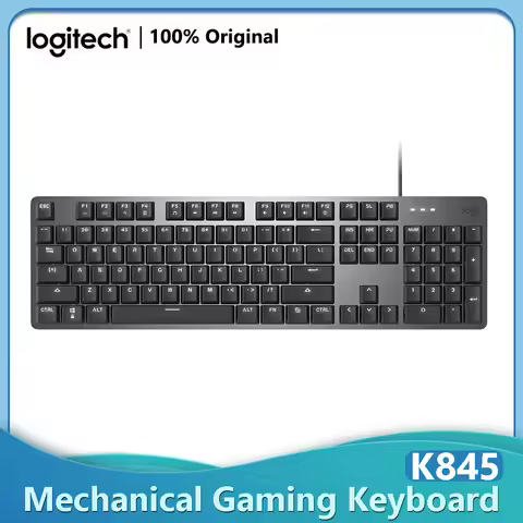 Logitech K845 Mechanical Gaming Keyboards Illuminated Keyboard 104 Keys Full Size USB Wired Backligh