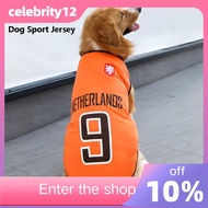 CELEBRITY12 Dog Sport Jersey, 4XL/5XL/6XL Medium Dog Vest, Summer Breathable Large Basketball Clothing Apparel