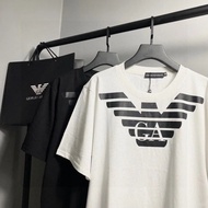 Ea7 Surround Neck AX Fashion Casual Chest Logo Printing Breathable T-Shirt