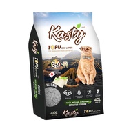 Kasty Tofu Cat Litter 40 L ทรายเต้าหู้ ถั่วลันเตา ทรายแมวเต้าหู้ ธรรมชาติ 100% จับก้อนเร็วแน่น (1 ถุ
