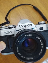 Canon 50mm f1.8鏡頭連 at1菲林相機