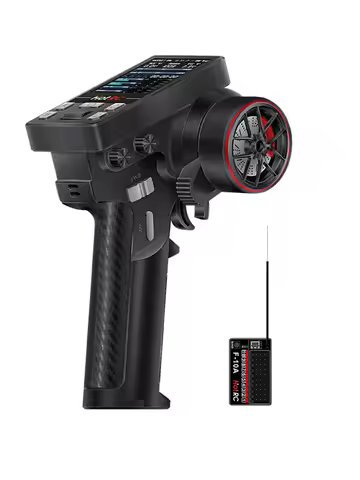 HOTRC CT-10B CT10B 10CH Transmitter Remote Controller 2.4Ghz Radio For RC Model Car Boat Aircraft Qu