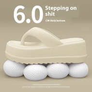 48h sau khi nền tảng EVA Flip-flops của phụ nữ đồ mặc ngoài nâng cao đế mềm Non-Slip Flip-flop Dép x