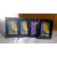 HITAM Photo Frames Pack Of 4pcs Size 4R Black - Photo Frames - Frame Packages