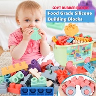 20 Pcs Building Blocks for Kids Big Blocks Soft Jigsaws Silicone Blocks Big Jigsaws Blocks Toys