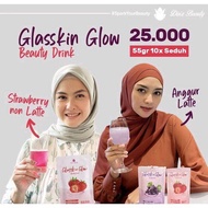 Colagen drink, glasskin glow dinz beauty,minuman serbuk colagen termurah 10x minum