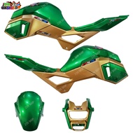 ชุดสี MSX-NEW SF125 สีเขียวแก้ว-ทอง สติกเกอร์ธงชาติสะท้อนแสง 14 ชิ้น 239 SHOP