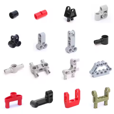 Moc High-tech Parts Pins Connectors Bolted Connection DIY Building Blocks Accessories Bricks Toys Co