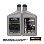 MAXWORKS High Performance Fully Synthetic SAE 0W-20 (1 Litre)