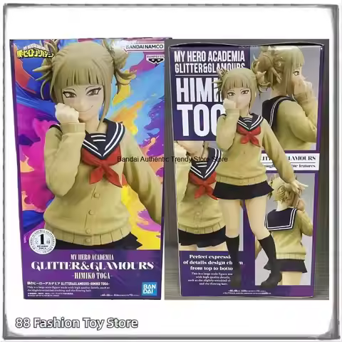 In Stock Original Glitter & Glamours Boku MY Hero Academia Toga Himiko Anime Figures Limited Edition
