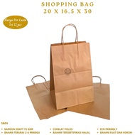Paper Bag Shopping Bag Paper Bag 20X16.5X30 (Contents 1Pcs-SBG9)