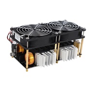 2000W 50A ZVS Induction Heating Board Heater Module Flyback Driver Heater Dissipation Coil Dual Fan 