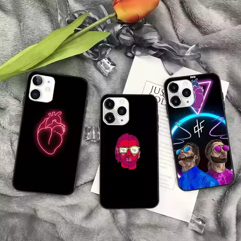 Hip Hop PNL QLF Rapper Fashion Phone Case For iPhone Case 16 15 14 13 12 11 Pro XR XS Max 7 8 Plus P