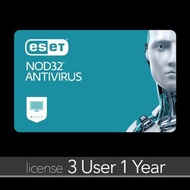 ESET NOD32 Anti Virus_3 Users 1 year