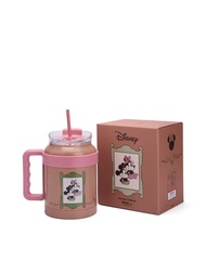 Tora แก้วน้ำสุญญากาศ สแตนเลส เก็บความร้อนเย็น ลายมิกกี้ Disney Collection 2025 ความจุ 1020 มล. สีชมพ