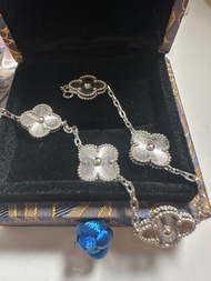 四葉草 VCA 鉑金手鍊 五花